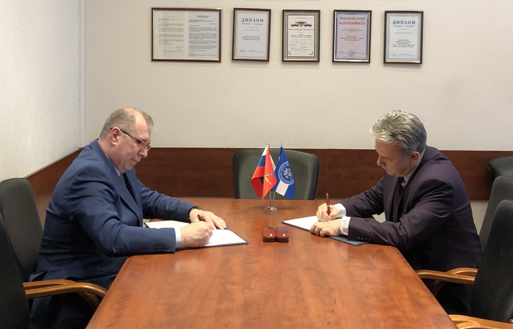 Контрольно-счетная палата заключила соглашение со Службой государственного строительного надзора и экспертизы Санкт-Петербурга