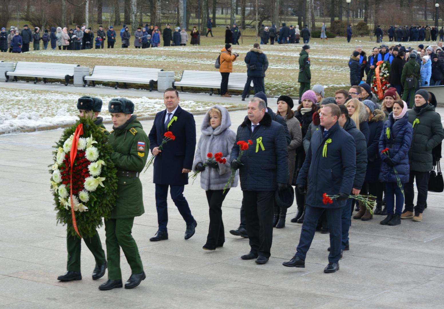 Делегация Контрольно-счетной палаты Санкт-Петербурга почтила память ленинградцев, погибших в годы блокады