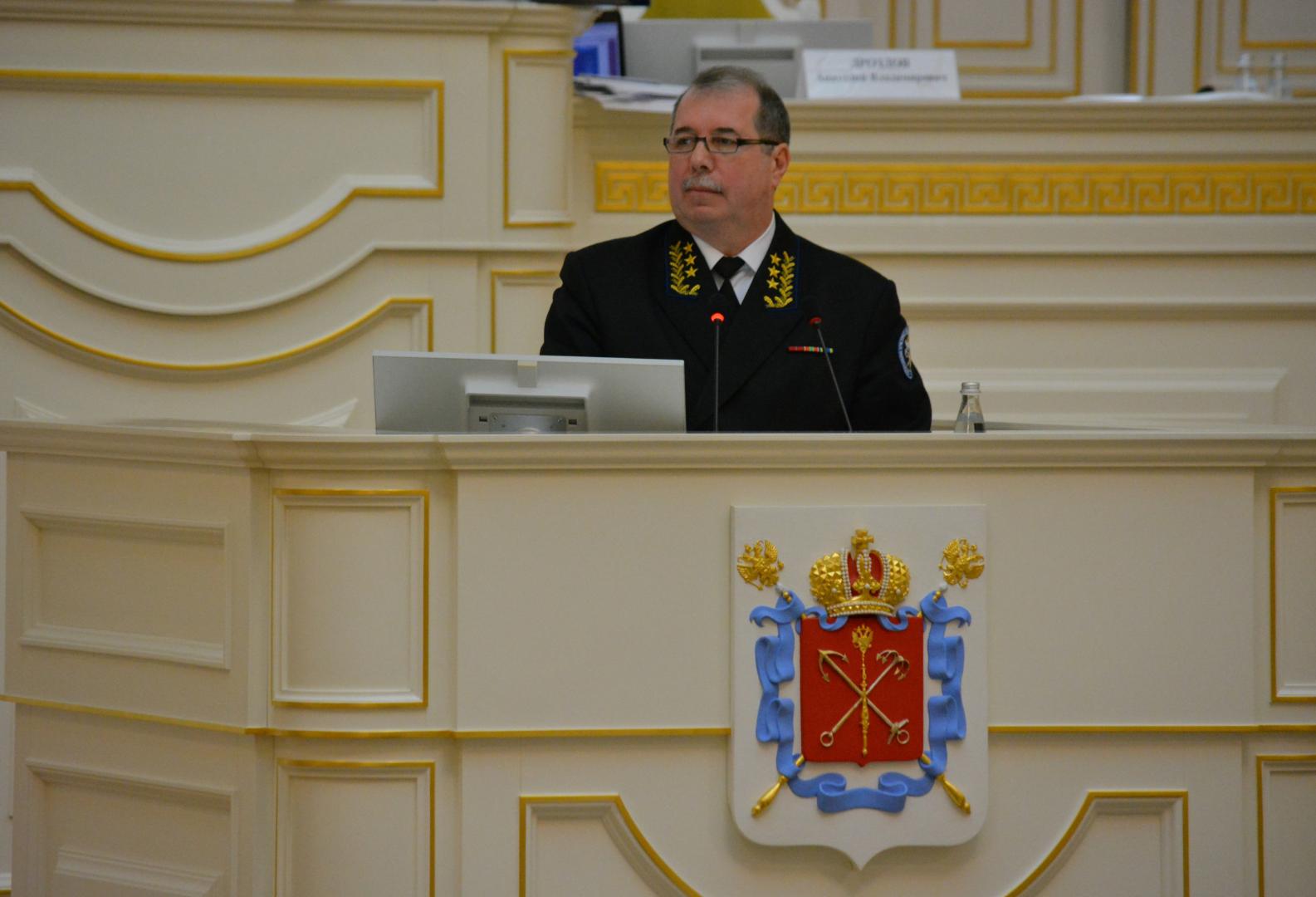 Законодательное Собрание Санкт-Петербурга рассмотрело отчет о работе Контрольно-счетной палаты